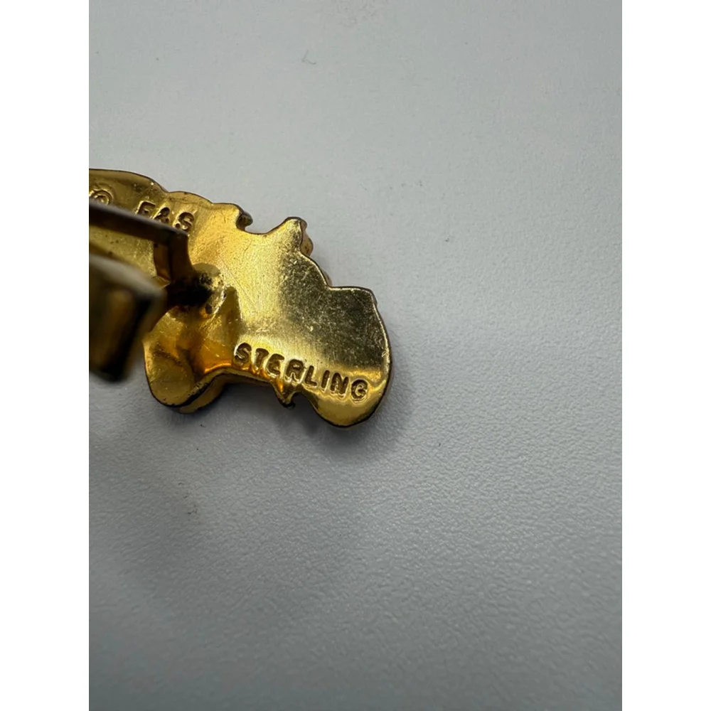 Men's Fenwick & Sailors Gold Tone Sterling Vintage Car Cuff Links One Size